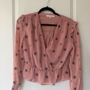 pink blouse